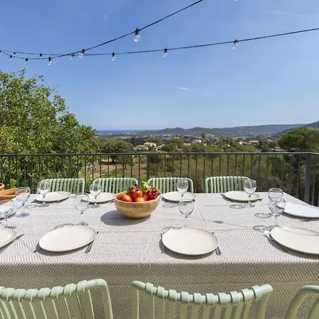 Panoramic Views And Pool In Del Alba Calonge (Catalonia)
